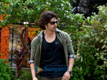 Gurmeet Choudhary and Harshvardhan Rane snapped promoting their film Paltan