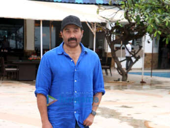 Cast and crew of Yamla Pagla Deewana Phir Se snapped during media interactions
