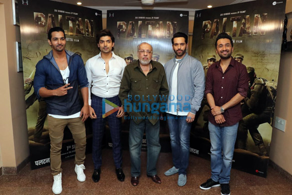 Cast of Paltan snapped at promotions