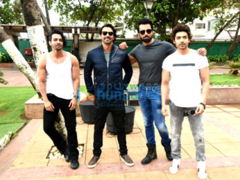 Cast of Paltan snapped during promotions