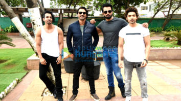 Cast of Paltan snapped during promotions