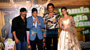 Cast of Yamla Pagla Deewana Phir Se launch the trailer of the film