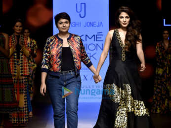 Celebs grace Urvashi Juneja's show at the Lakme Fashion Week