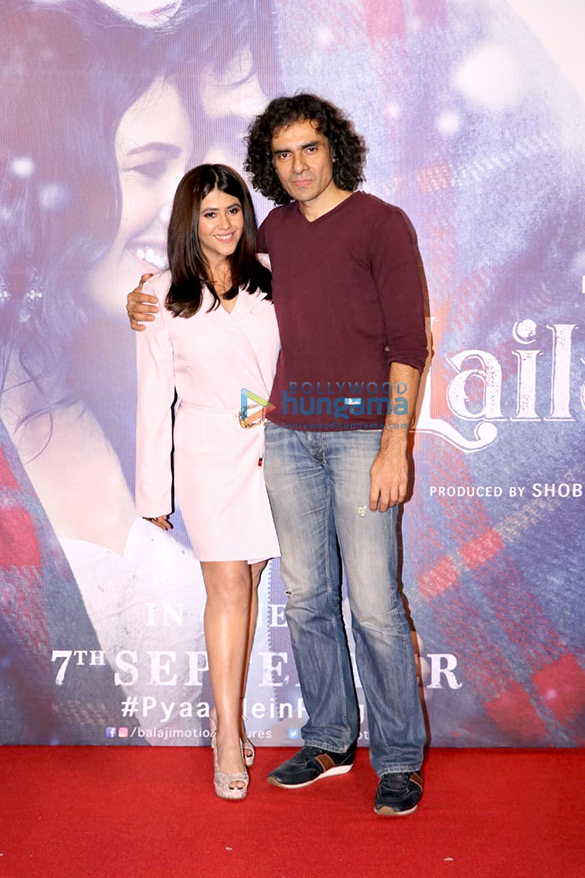 celebs grace the trailer launch of the film laila majnu at pvr ecx 2