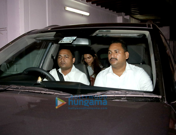 Deepika Padukone spotted at clinic in Juhu Deepika Padukone spotted at clinic in Juhu