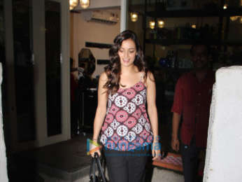 Dia Mirza spotted at BBlunt salon