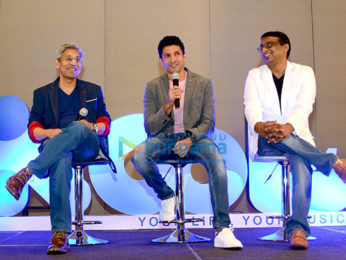 Farhan Akhtar graces the launch of Kool 104, Hyderabad's first international radio station