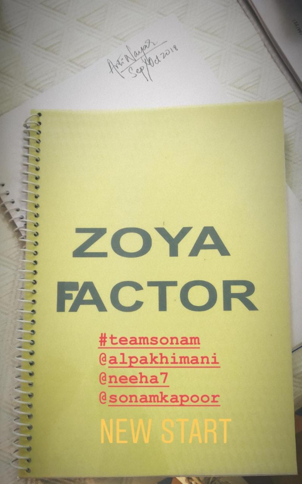 The Zoya Factor goes on floor with Sonam Kapoor, Sanjay Kapoor and Sikander Kher