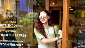 Gauahar Khan spotted at a cafe in Bandra