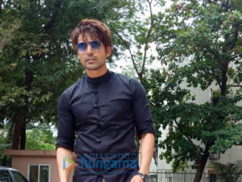 Gurmeet Choudhary snapped during Paltan promotions