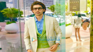 Gurmeet Choudhary snapped promoting Paltan in Dubai