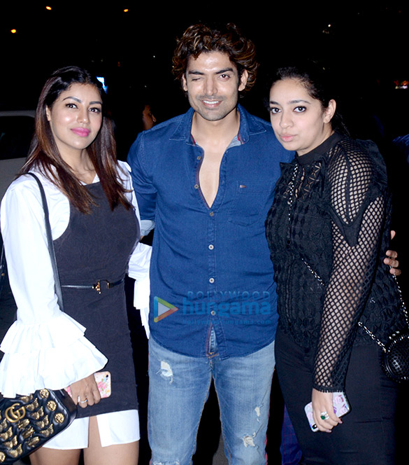 gurmeet choudhary snapped with wife at bkc 1