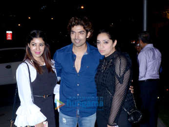 Gurmeet Choudhary snapped with wife at BKC