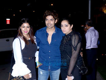 Gurmeet Choudhary snapped with wife at BKC