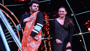 Host Manish Paul dons saree for Sonakshi Sinha on the sets of Indian Idol
