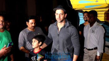 Hrithik Roshan spotted in Bandra shooting for ad