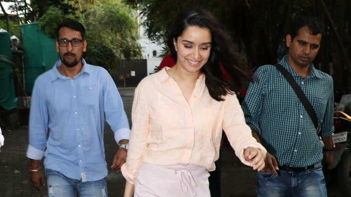 SPOTTED: Shraddha Kapoor at Sunny Super Sound for Dubbing