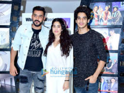 Ishaan Khatter and Janhvi Kapoor snapped at Whistling Woods International