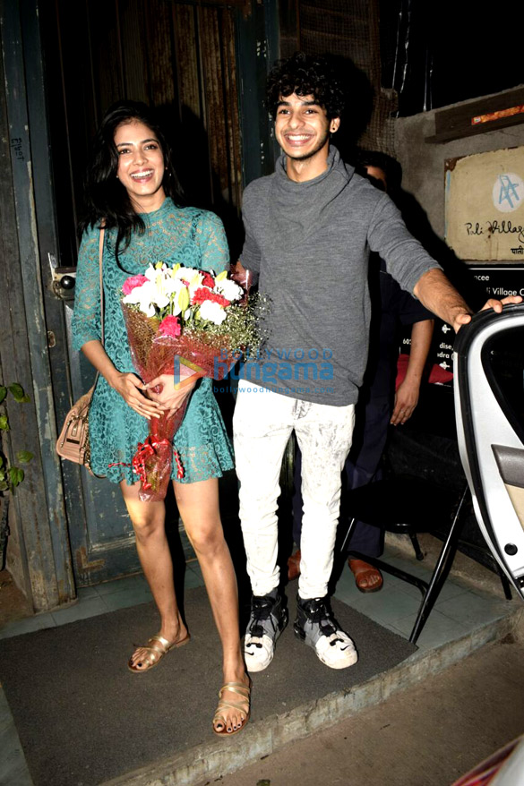 ishaan khatter and malavika mohanan snapped at pali bhavan in bandra 2