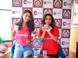 Jacqueline Fernandez launches the new products of The Body Shop