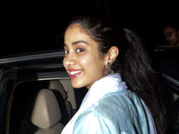 Janhvi Kapoor spotted at Bastian in Bandra