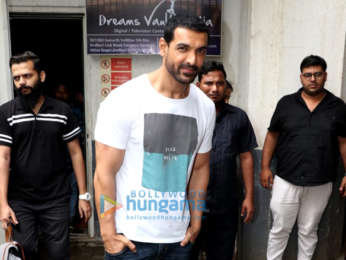 John Abraham promotes his film Satyameva Jayate on the sets of Dance Deewane