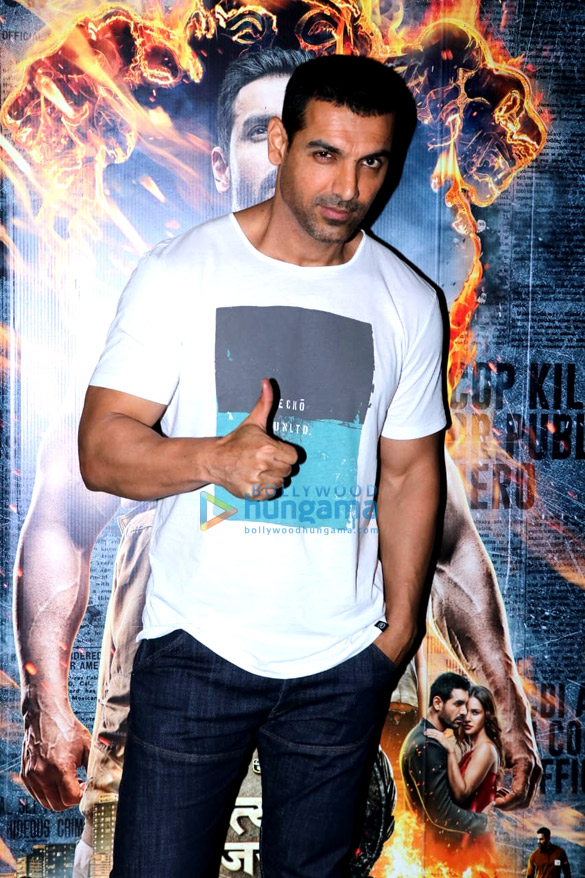John Abraham snapped at ‘Satyamev Jayate’ interviews at Sun N Sand hotel in Juhu