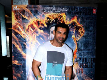 John Abraham snapped at 'Satyamev Jayate' interviews at Sun N Sand hotel in Juhu