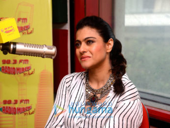 Kajol and Riddhi Sen snapped promoting Helicopter Eela at the 98.3 FM Radio Mirchi