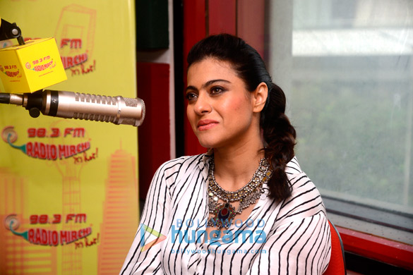 kajol and riddhi sen snapped promoting helicopter eela at the radio mirchi studio 1