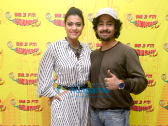 Kajol and Riddhi Sen snapped promoting Helicopter Eela at the 98.3 FM Radio Mirchi