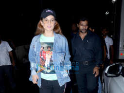Kangana Ranaut spotted post a shoot for the film ‘Mental Hai Kya’ in Bandra