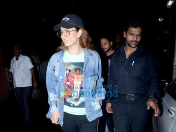 Kangana Ranaut spotted after shoot of ‘Mental Hai Kya’ in Bandra