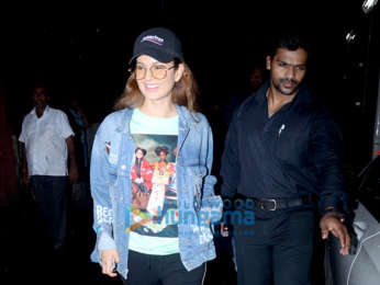 Kangana Ranaut spotted after shoot of ‘Mental Hai Kya’ in Bandra