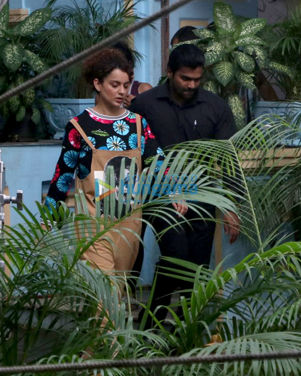 kangana ranaut spotted at bandra for movie shoot mental hai kya 1