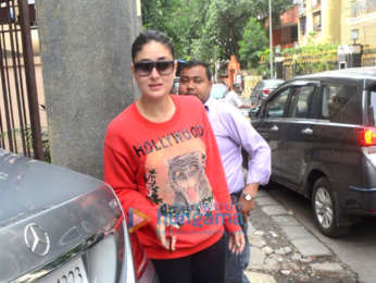 Kareena Kapoor Khan, Saif Ali Khan and Taimur Ali Khan snapped at Kunal Khemu's residence at Khar