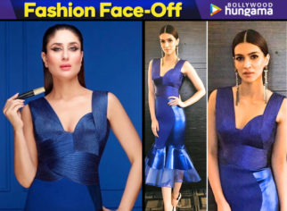 Who Wore It Better? Kareena Kapoor Khan or Kriti Sanon in the same blue Amit Aggarwal couture?