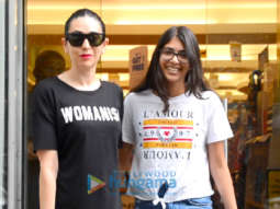 Karisma Kapoor snapped with her daughter at a book store