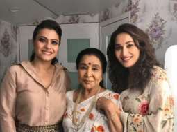Three is a company! Madhuri Dixit Nene, Kajol and Asha Bhosle come together on the sets of this reality show [see pic]