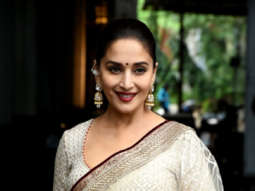 Madhuri Dixit snapped on sets Dance Deewane