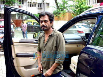 Nawazuddin Siddiqui snapped in Bandra for a shoot