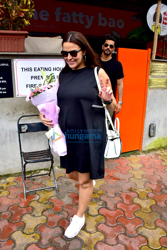 neha dhupia and angad bedi snapped after lunch at sequel in bandra 5