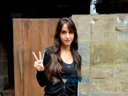 Nora Fatehi spotted outside a cafe in Bandra