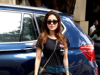 Nushrat Bharucha spotted at a salon in Bandra
