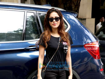 Nushrat Bharucha spotted at a salon in Bandra
