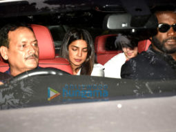 Priyanka Chopra, Nick Jonas and with family snapped at St. Catherine’s orphanage in Andheri