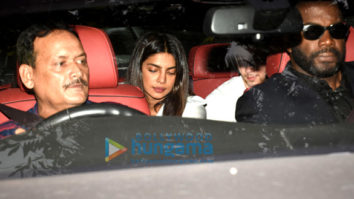 Priyanka Chopra, Nick Jonas and with family snapped at St. Catherine’s orphanage in Andheri