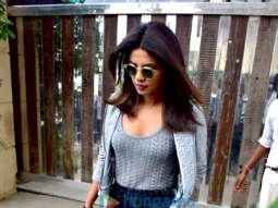 Priyanka Chopra spotted outside a clinic in Bandra