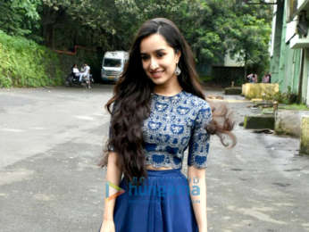 Rajkummar Rao and Shraddha Kapoor snapped promoting their film Stree