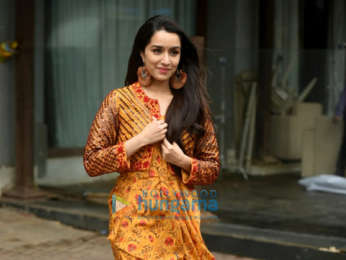 Rajkummar Rao and Shraddha Kapoor snapped promoting their film Stree